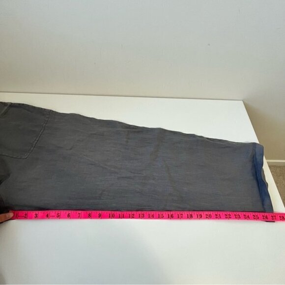 NWT Zara Gray Button Front Linen Lillian Jumpsuit Size S - Picture 14 of 15